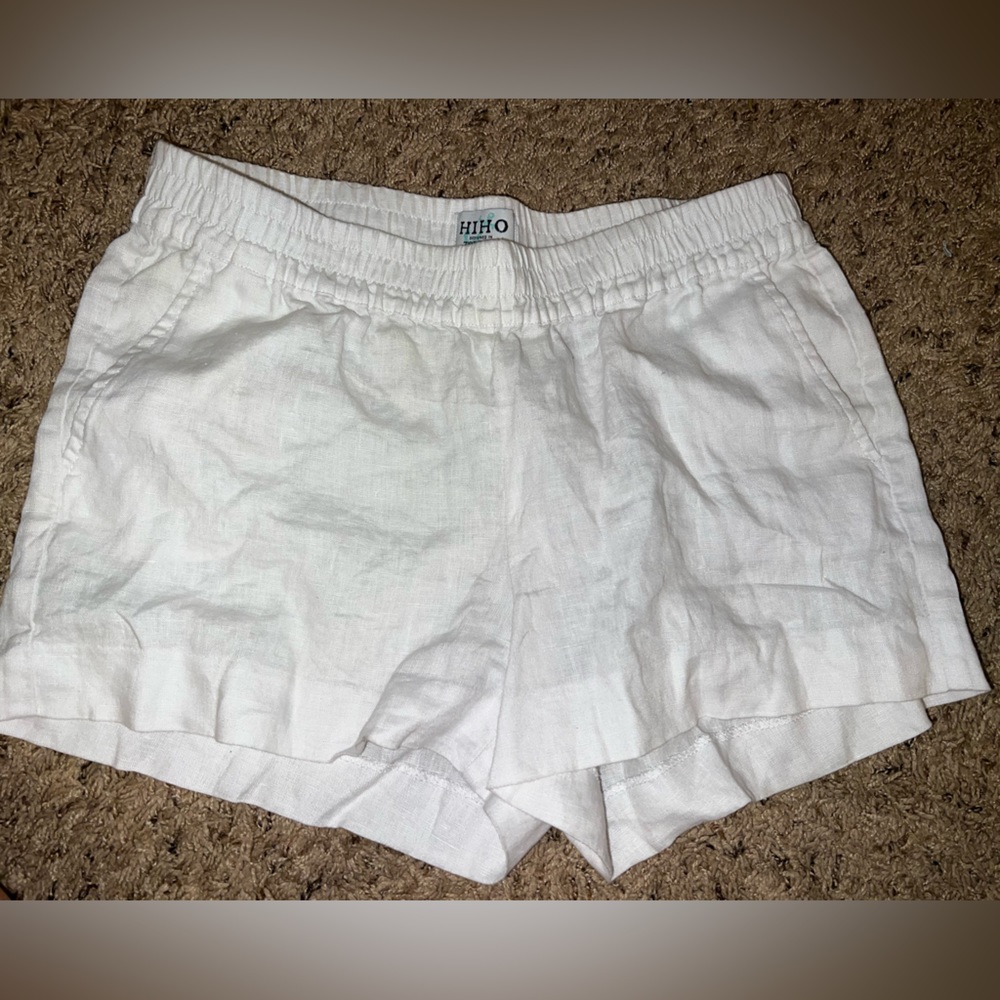 White linen shorts. Clean in perfect condition